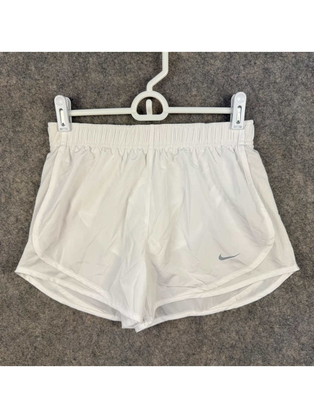 Nike Dri-Fit Running Shorts Liner White Women Size Small 3” 826